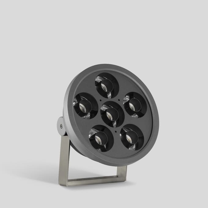 Bega - Projecteurs ultra-puissants, pour intérieur et extérieur, Graphite · 4000 K