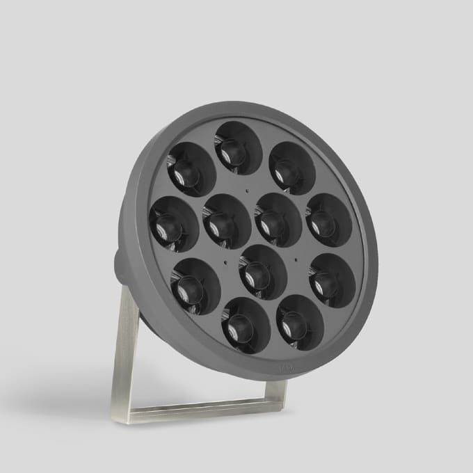 Bega - Projecteurs ultra-puissants, pour intérieur et extérieur, Graphite · 2200 K