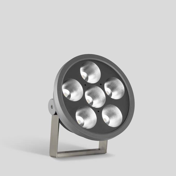 Bega - Projecteur ultra puissant RGBW, pour intérieur et extérieur, Graphite