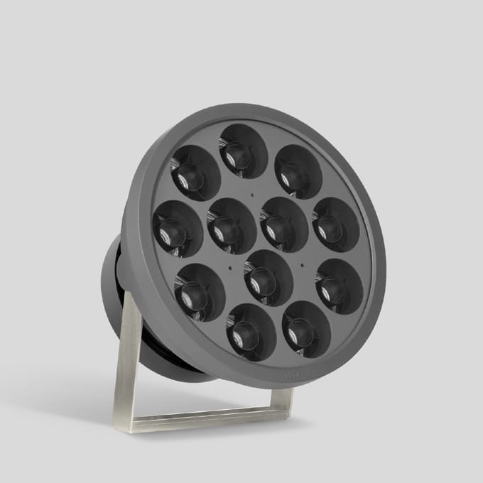 Bega - Projecteurs ultra-puissants, pour intérieur et extérieur, Graphite · 2200 K