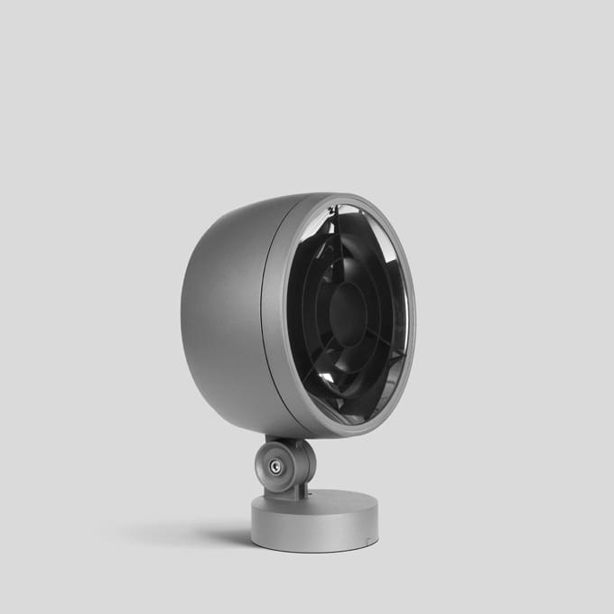Bega - Projecteur puissant, pour intérieur et extérieur, Argent · 3000 K