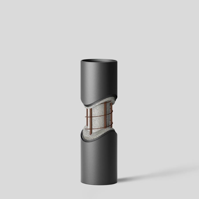 Bega - Support pour tête de balise, Graphite