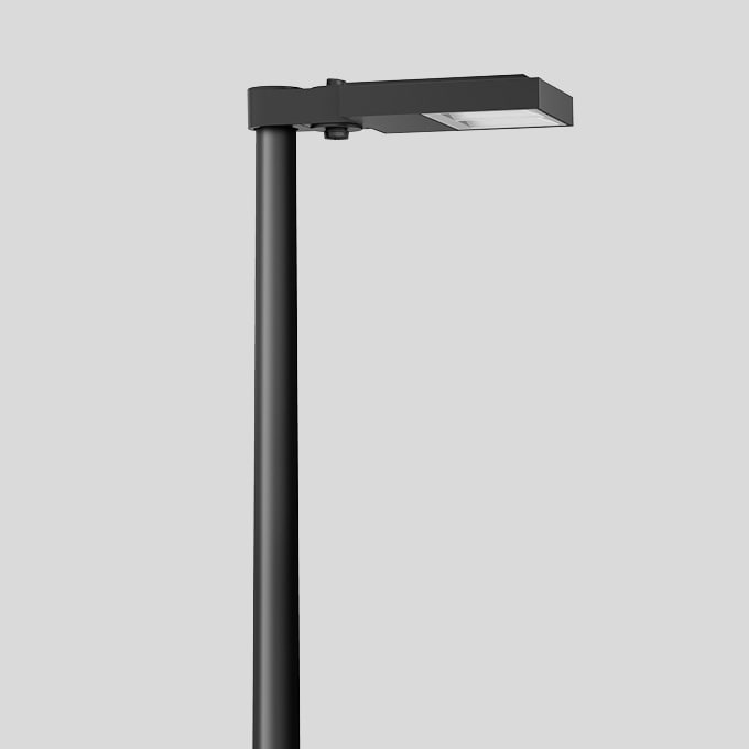 Bega - Luminaire tête de mât, Graphite · 4000 K