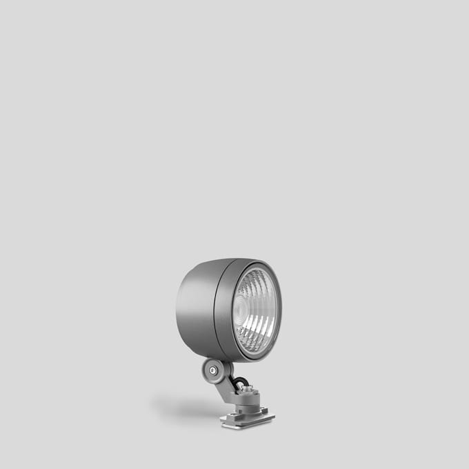 Bega - Projecteur puissant, pour inst. sur mâts profilés, Argent · 3000 K