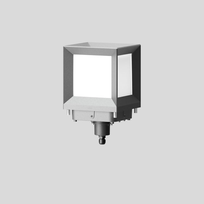 Bega - Tête de balise, Argent · 3000 K