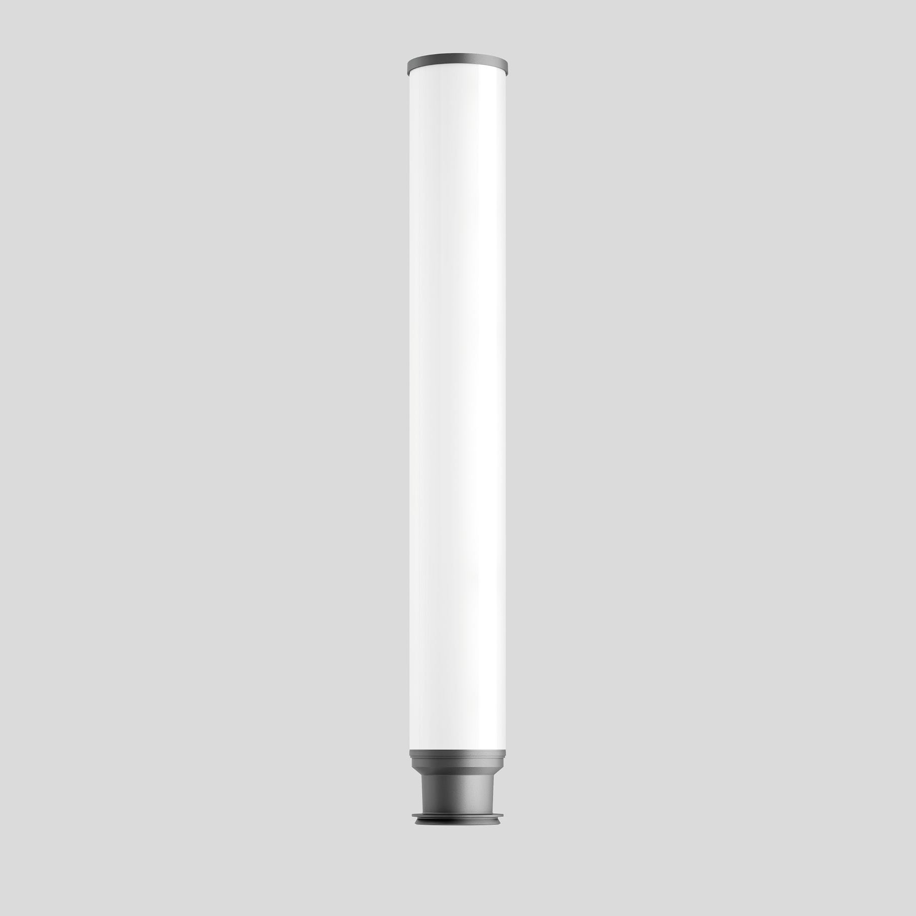 Bega - Tête de profilé lumineux, Argent · 4000 K
