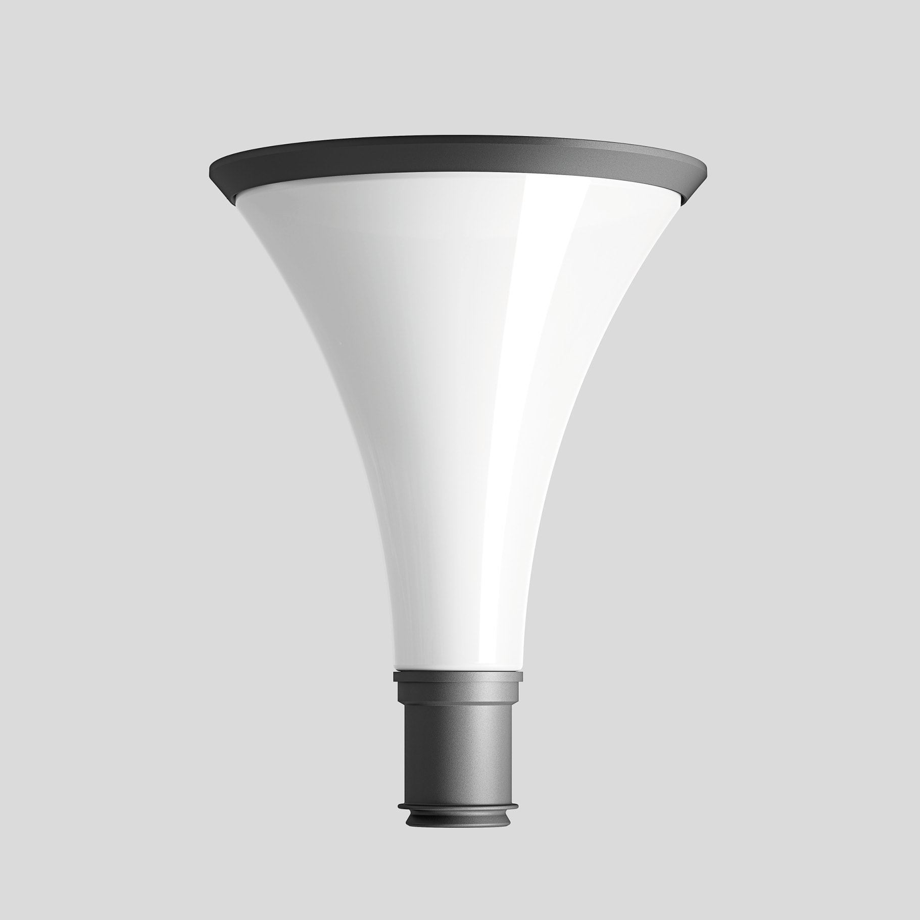 Bega - Tête de profilé lumineux, Argent · 4000 K