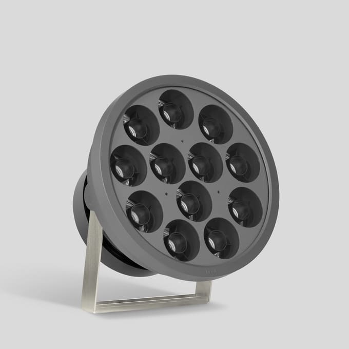 Bega - Projecteurs ultra puissants, pour intérieur et extérieur, Graphite · 4000 K