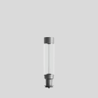 Bega - Tête de profilé lumineux, Argent · 4000 K