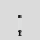 Bega - Tête de profilé lumineux, Graphite · 3000 K