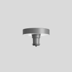 Bega - Luminaire tête de mât, Argent · 4000 K