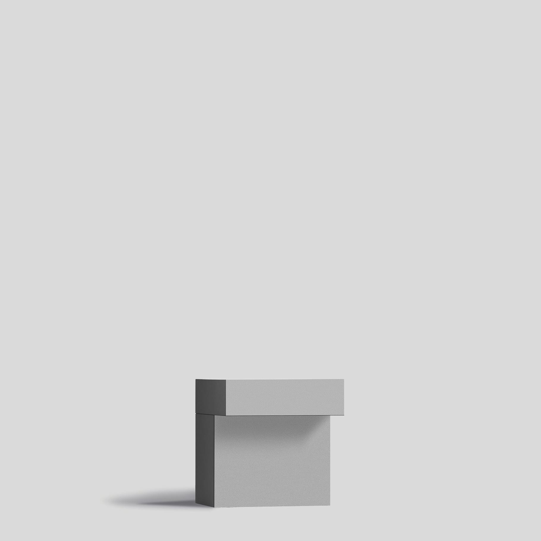 Bega - Bodenaufbauleuchte, Silber · 4000 K