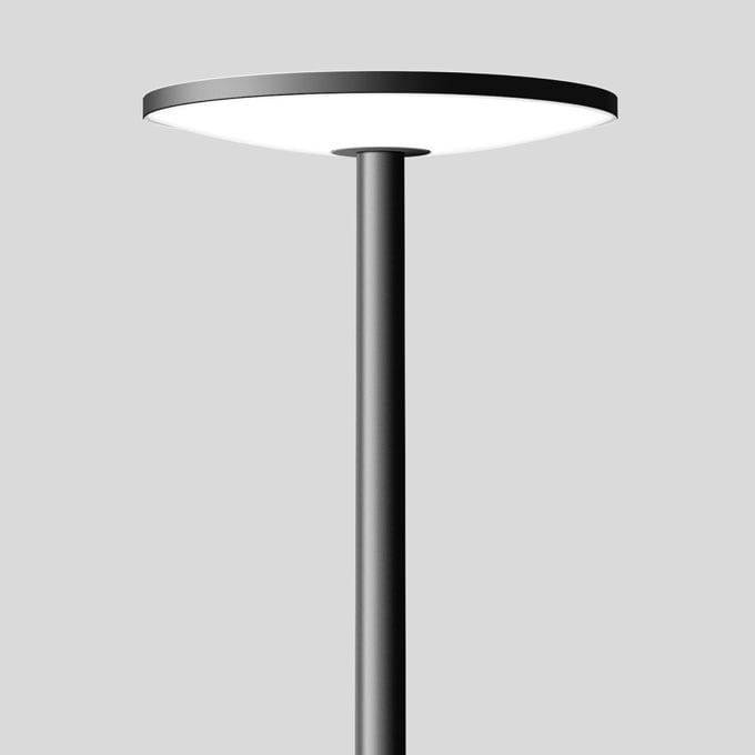 Bega - Luminaire tête de mât, Graphite · 4000 K