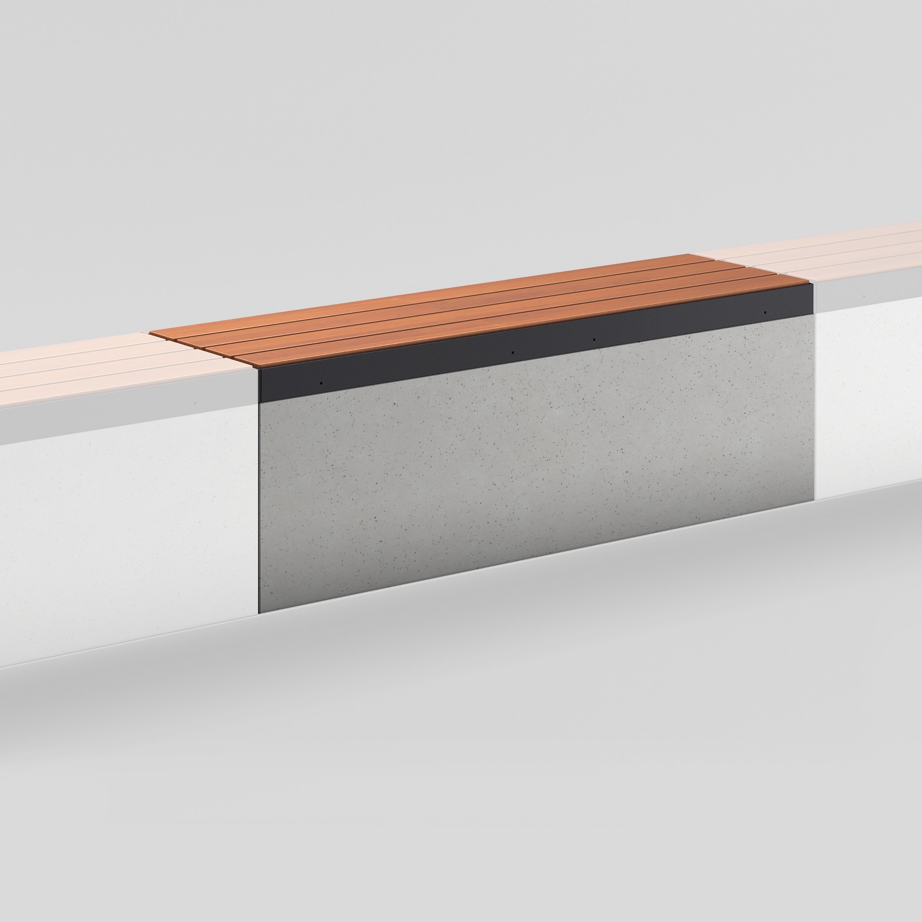 Bega - Housse de siège, Mobilier urbain, Graphite