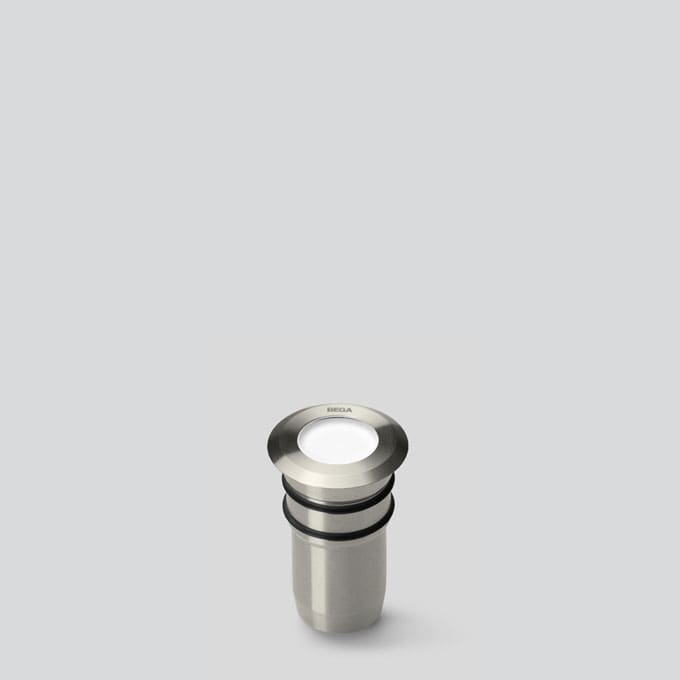 Bega - Luminaire encastré dans le sol, pour intérieur et extérieur, Acier inoxydable