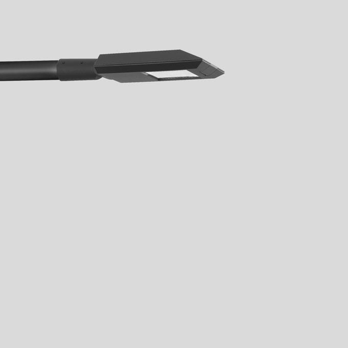 Bega - Luminaire tête de mât, Graphite · 4000 K