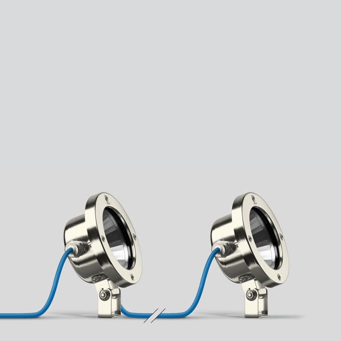 Bega - Projecteurs immergeables, pour intérieur et extérieur, 3000 K