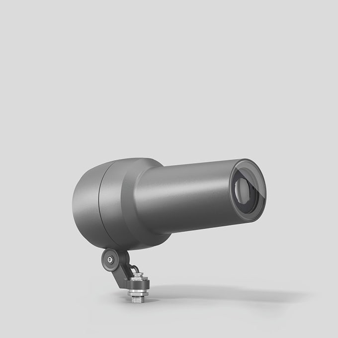 Bega - Projecteur Gobo, Argent · 3000 K