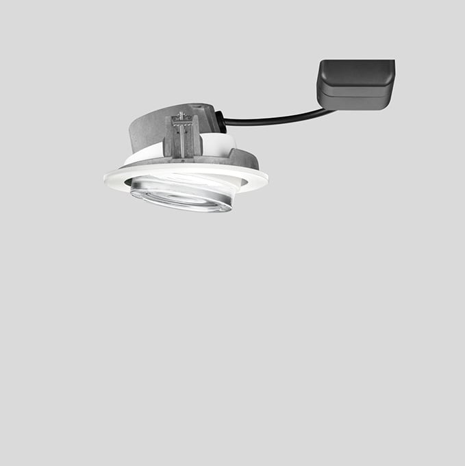 Bega - Plafonnier encastré, Blanc · 2700 K