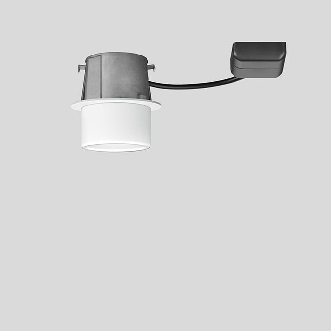Bega - Plafonnier encastré, Blanc · 2700 K