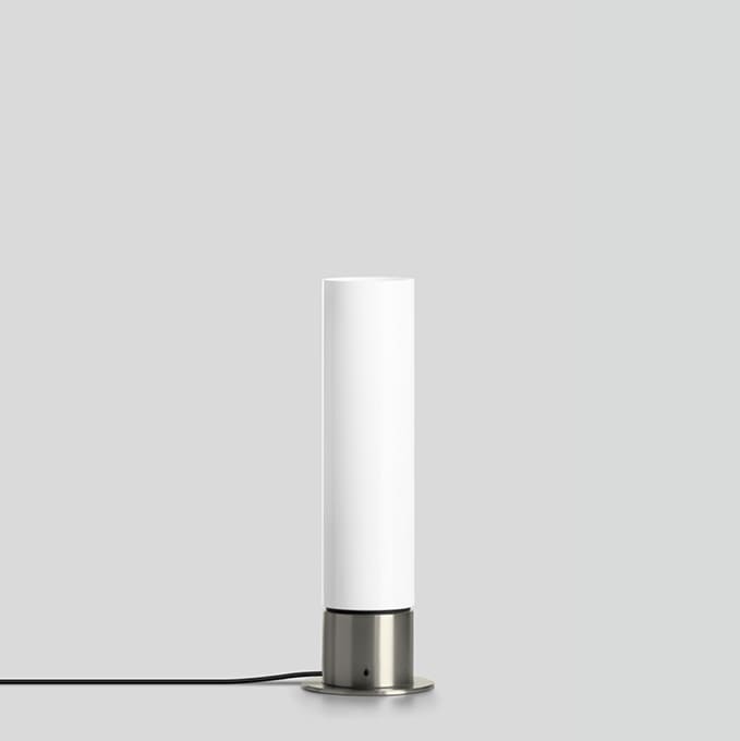 Bega - Lampe de table, Acier inoxydable · 2700 K