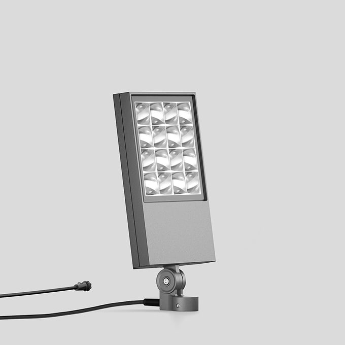 Bega - Projecteur puissant, Argent · 4000 K