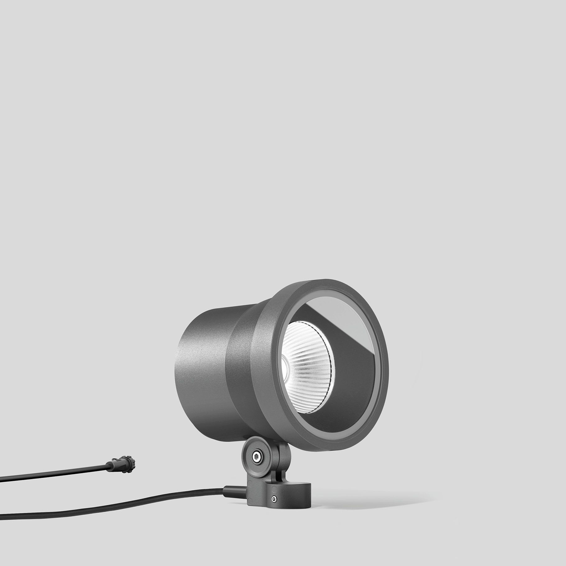 Bega - Projecteur compact, Argent · 4000 K