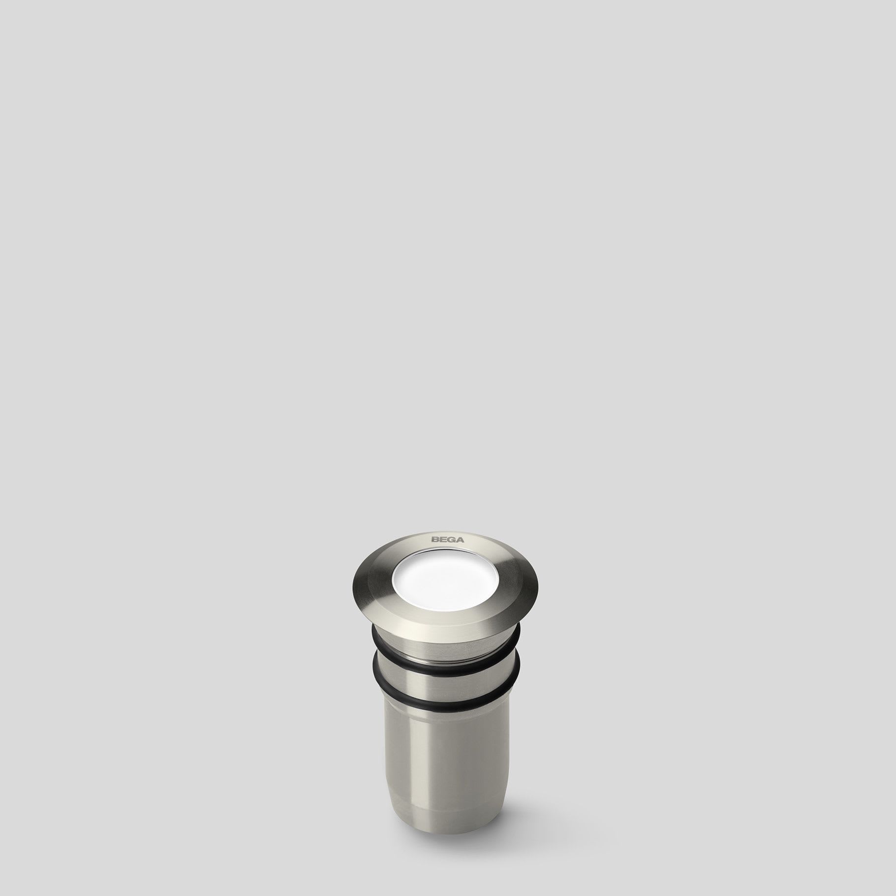 Bega - Luminaire encastré dans le sol, pour intérieur et extérieur, Acier inoxydable