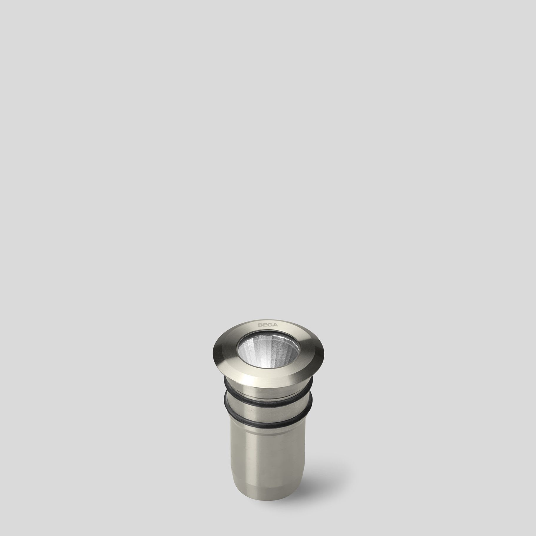 Bega - Luminaire encastré dans le sol, pour intérieur et extérieur, Acier inoxydable