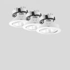 Bega - Plafonniers encastrés-spots, Blanc satiné · 2700 K