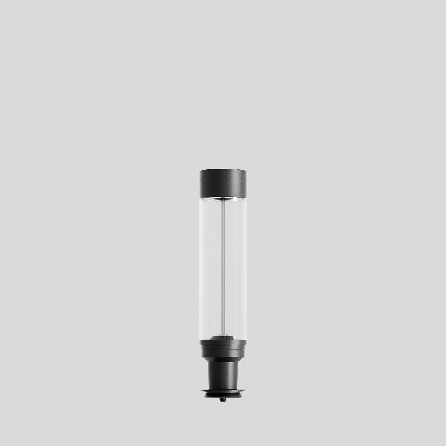 Bega - Tête de profilé lumineux, Graphite · 4000 K