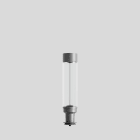 Bega - Tête de profilé lumineux, Argent · 3000 K