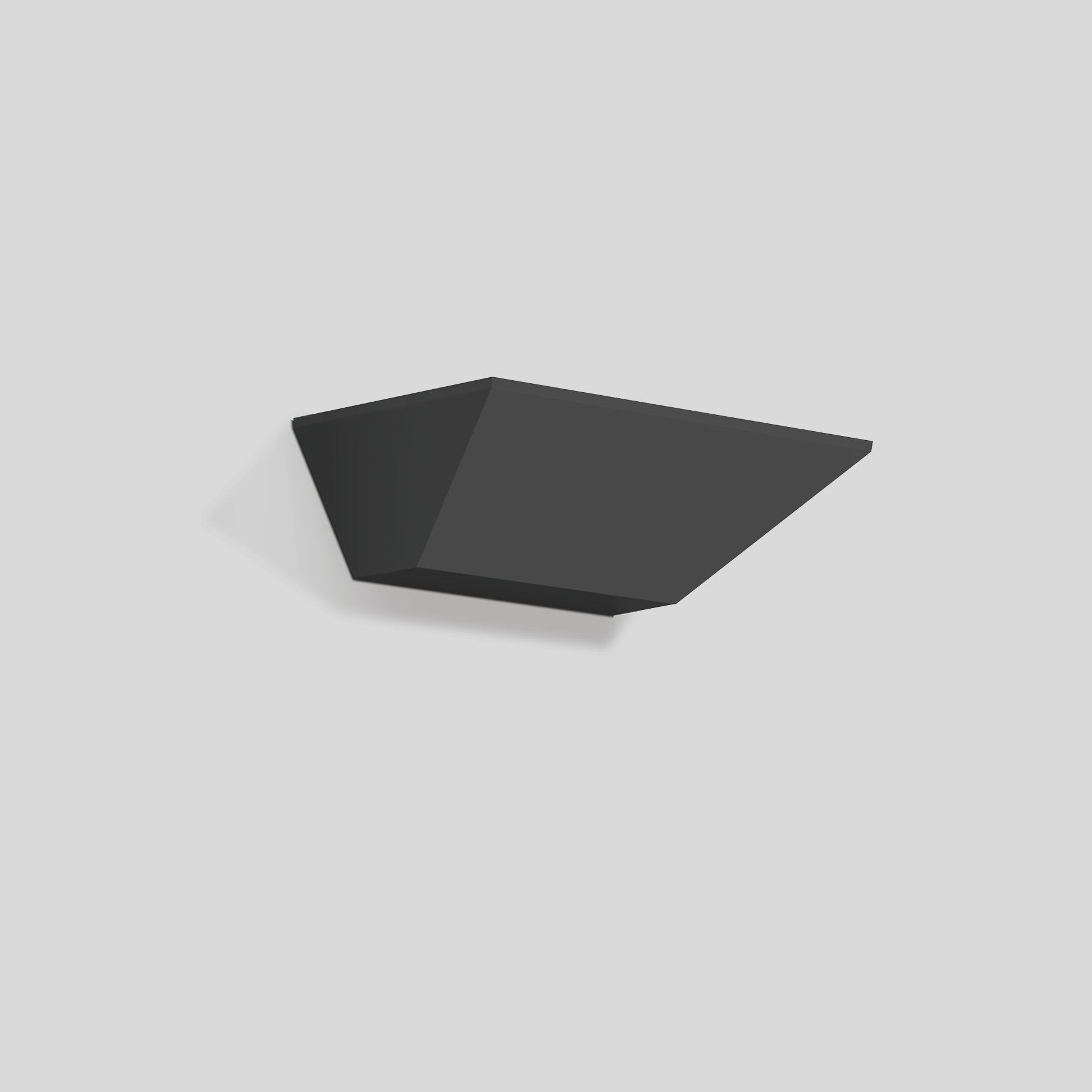 Bega - Lèche-murs, Noir satiné · 2700 K