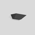 Bega - Lèche-murs, Noir satiné · 2700 K