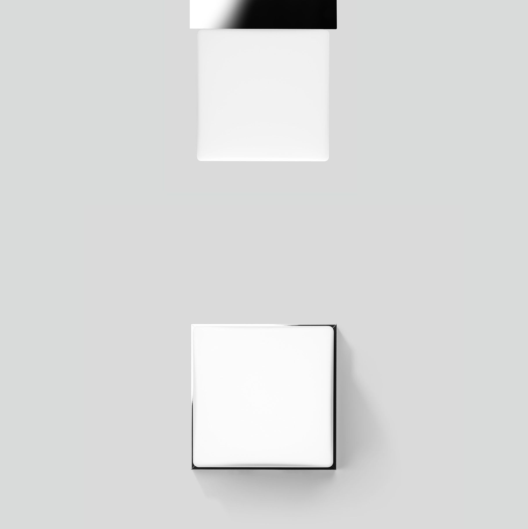 Bega - Applique et plafonnier, Chrome · 3000 K