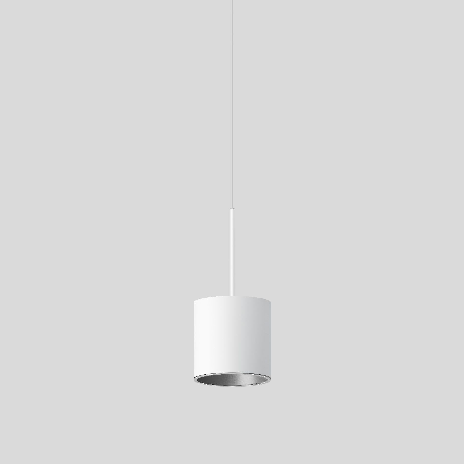 Bega - Suspension, Blanc satiné/alu · 3000 K