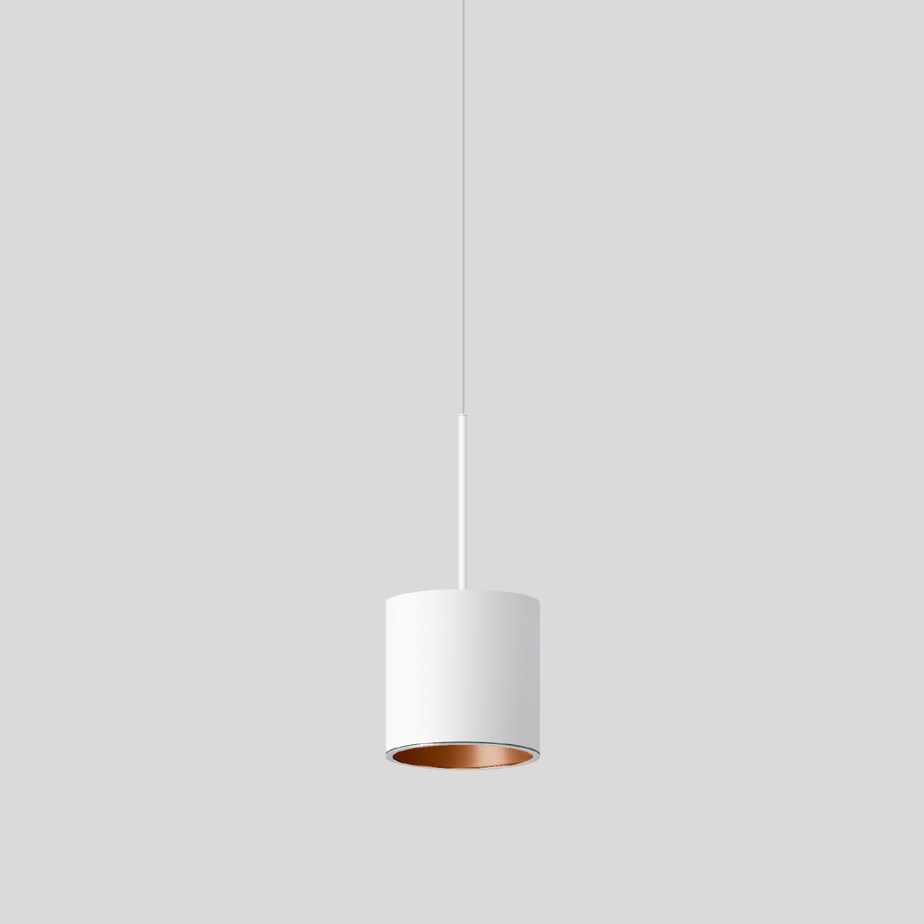 Bega - Suspension, Blanc satiné/cuivre · 3000 K
