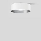 Bega - Plafonnier, Blanc satiné/alu · 3000 K