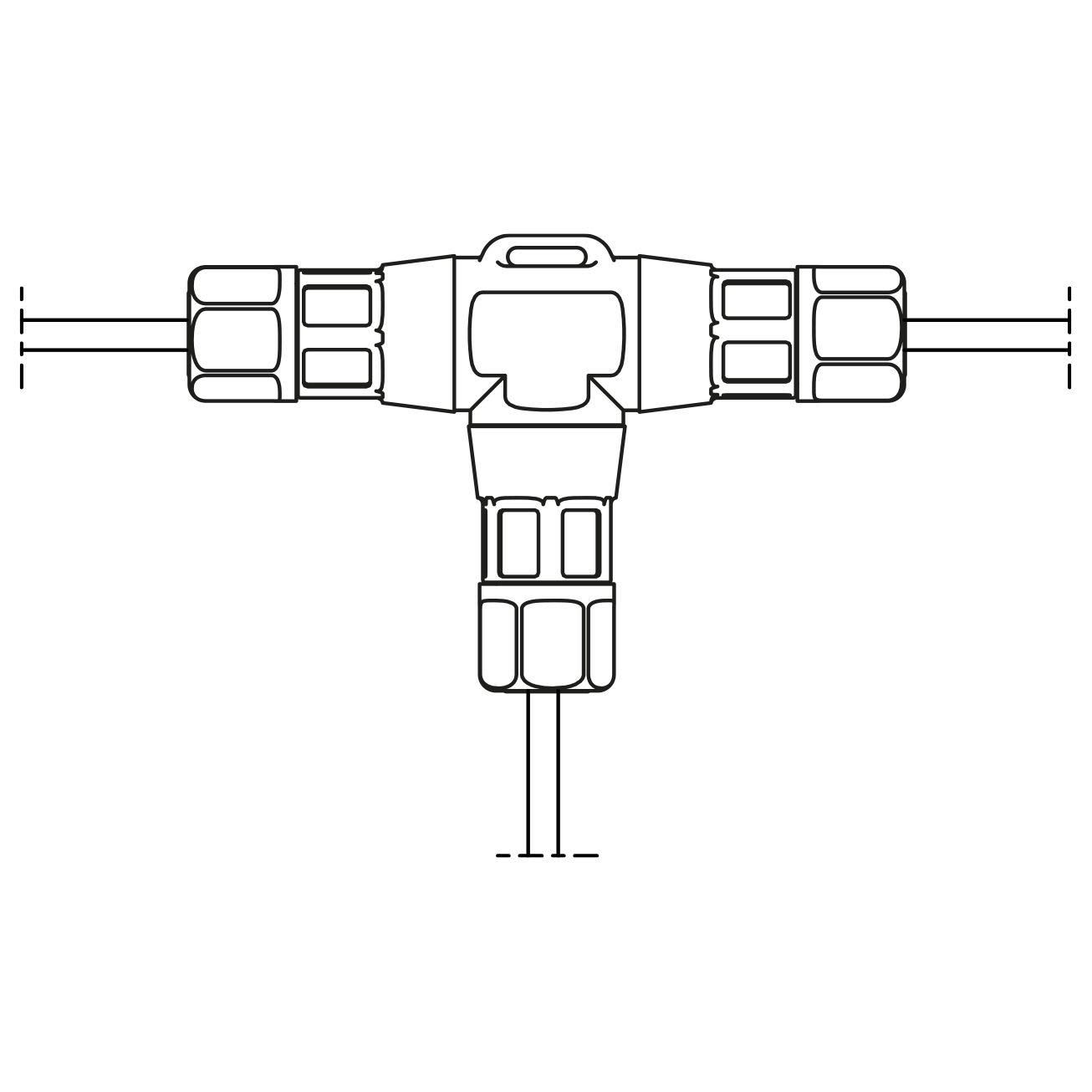 Arkoslight - Connector Ip67 Clase Ii T-Shape M15 2 Poles N - Catégorie: Accessories