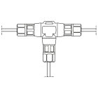 Arkoslight - Connector Ip67 Clase Ii T-Shape M15 2 Poles N - Catégorie: Accessories