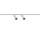 Arkoslight - Fit 27 48V Double Spot 4000K CRI>90 Blanc - Rail Blanc