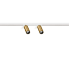 Arkoslight - Fit 27 48V Double Short Flood Dim Dali 2700K CRI>90 Or - Rail Blanc