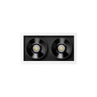 Arkoslight - Black Foster S Recessed 2 Flood Dim Phase Cut 3000K IP20 CRI>90 Blanc-Noir