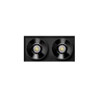 Arkoslight - Black Foster S Tri 2 Flood Dim Dali 2700K IP20 CRI>90 Noir