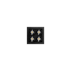 Arkoslight - Black Foster Micro Recessed 2X2 2700K IP20 CRI>90 Noir