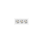 Arkoslight - Black Foster Micro Recessed 3 Dim Dali 4000K IP20 CRI>90 Blanc