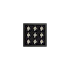 Arkoslight - Black Foster Micro Recessed 3X3 Dim Dali 3000K IP20 CRI>90 Noir