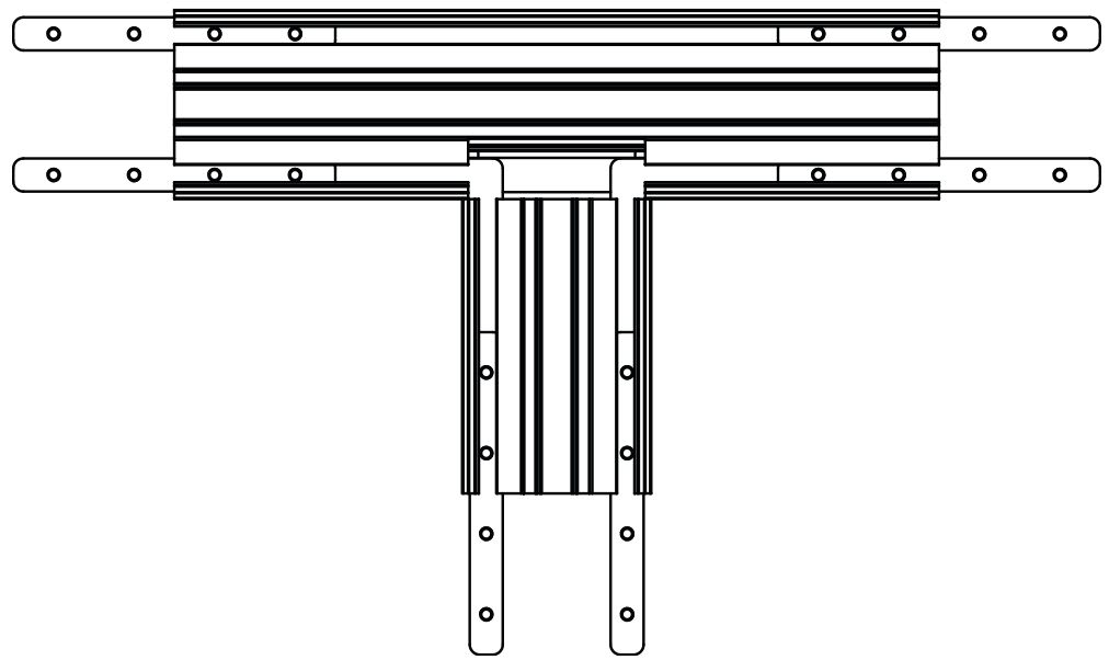 Arkoslight - Black Foster Custom Surface T-Joint Blanc Texturé