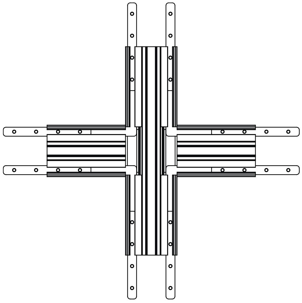 Arkoslight - Black Foster Custom Surface X-Joint Blanc Texturé