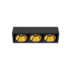 Arkoslight - Black Foster Surface Remote 3 Spot IP20 CRI>90 4000K Ntmg
